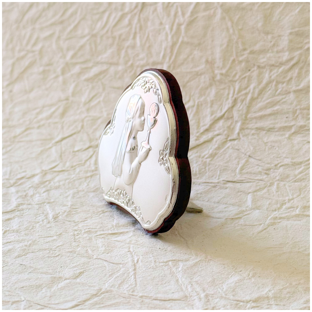 RETABLO PRIMERA COMUNION PLATA