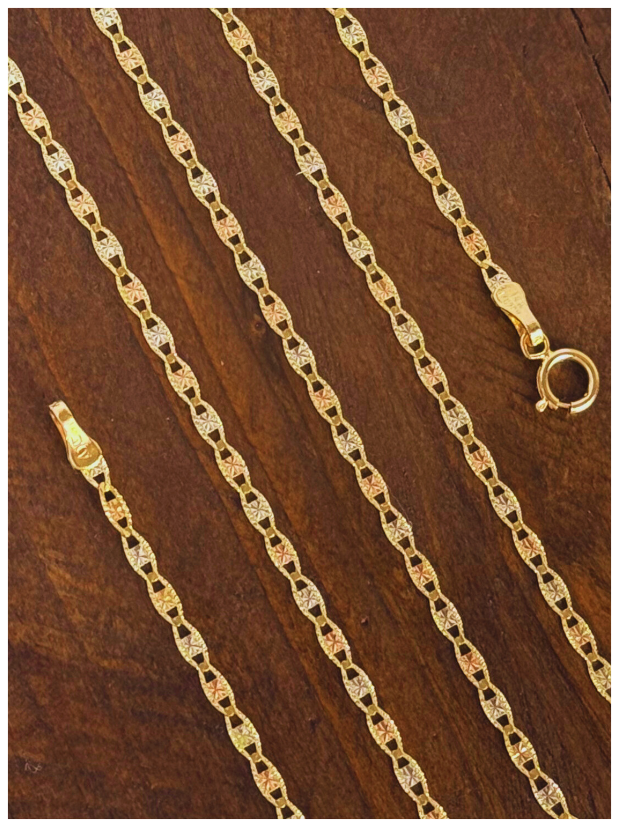 CADENA PLANA FLORENTINA 14K