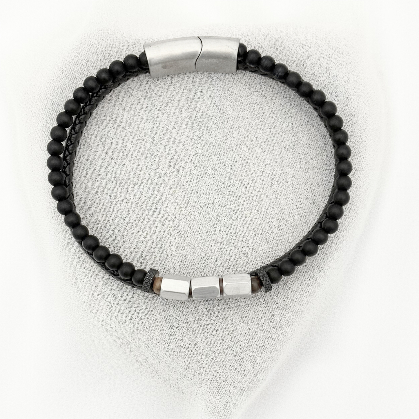 PULSERA ACERO 2 H CABALLERO