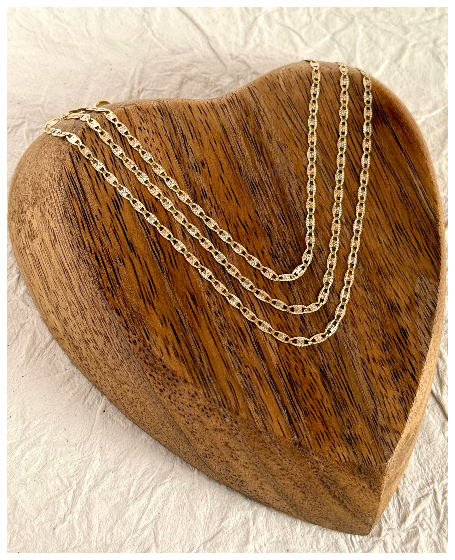 CADENA PLANA FLORENTINA 14K