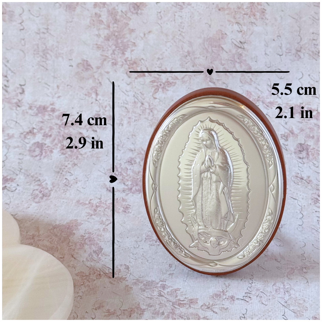 RETABLO VIRGEN DE GUADALUPE PLATA