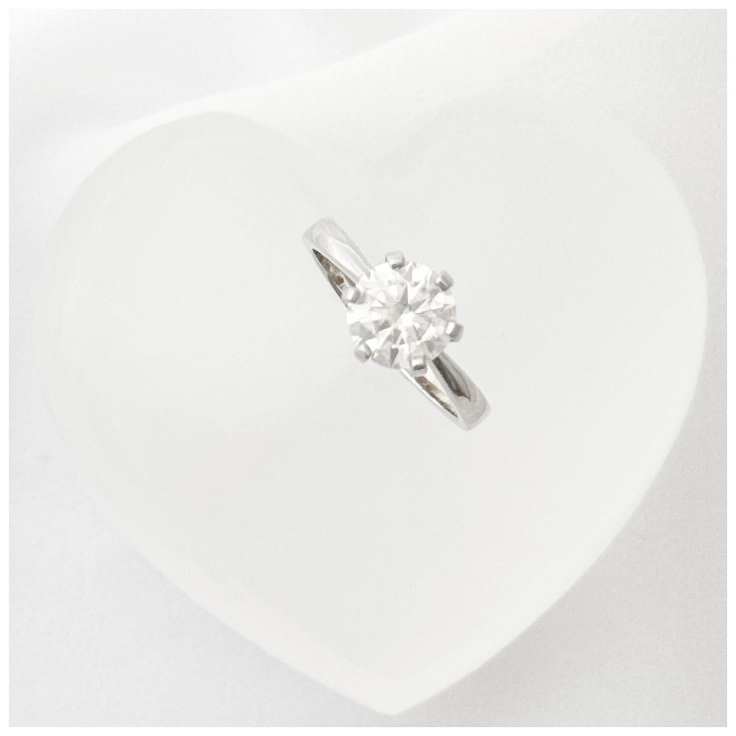 ANILLO SOLITARIO PLATA .925 RODIO