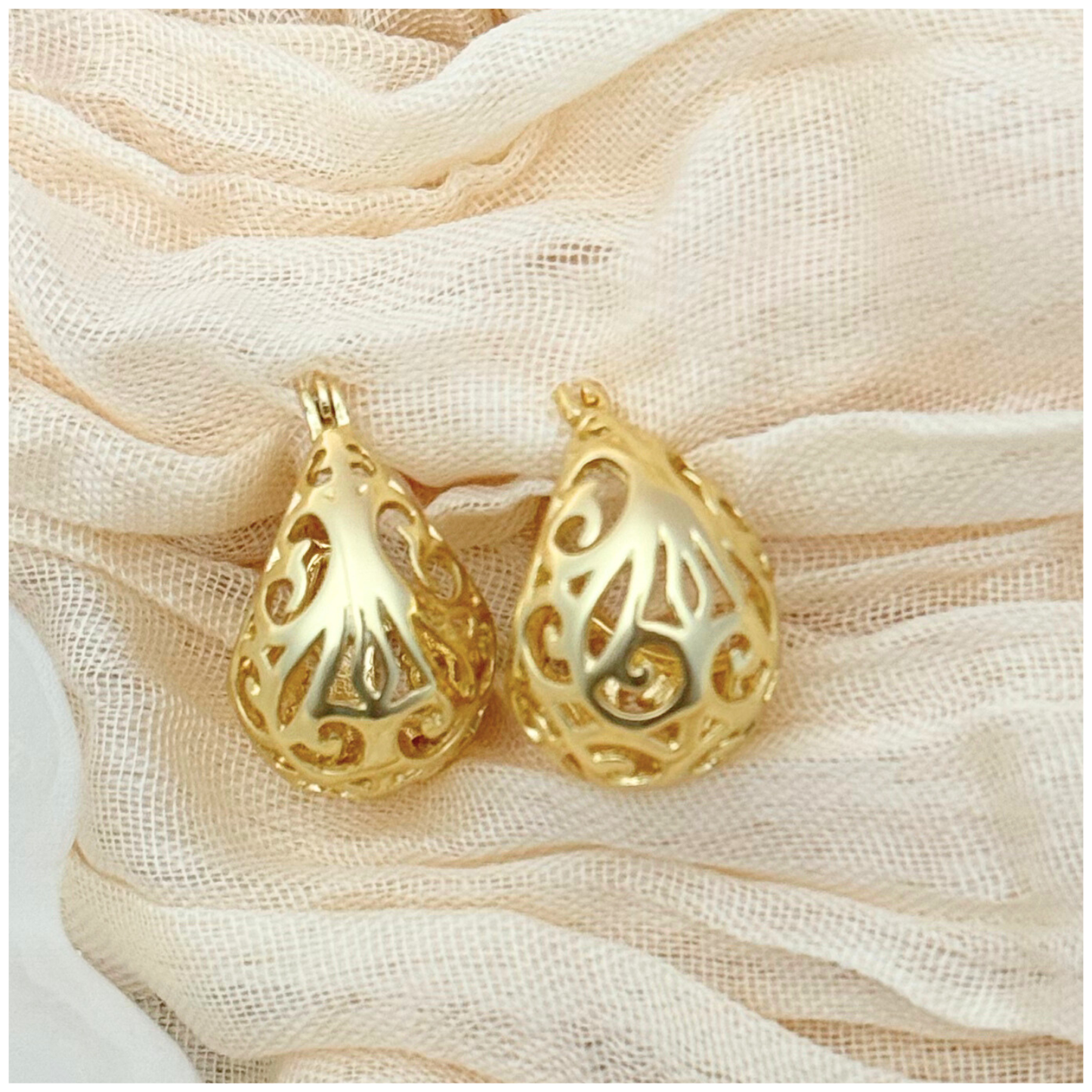 ARETE FILIGRANA CHAPA DE ORO