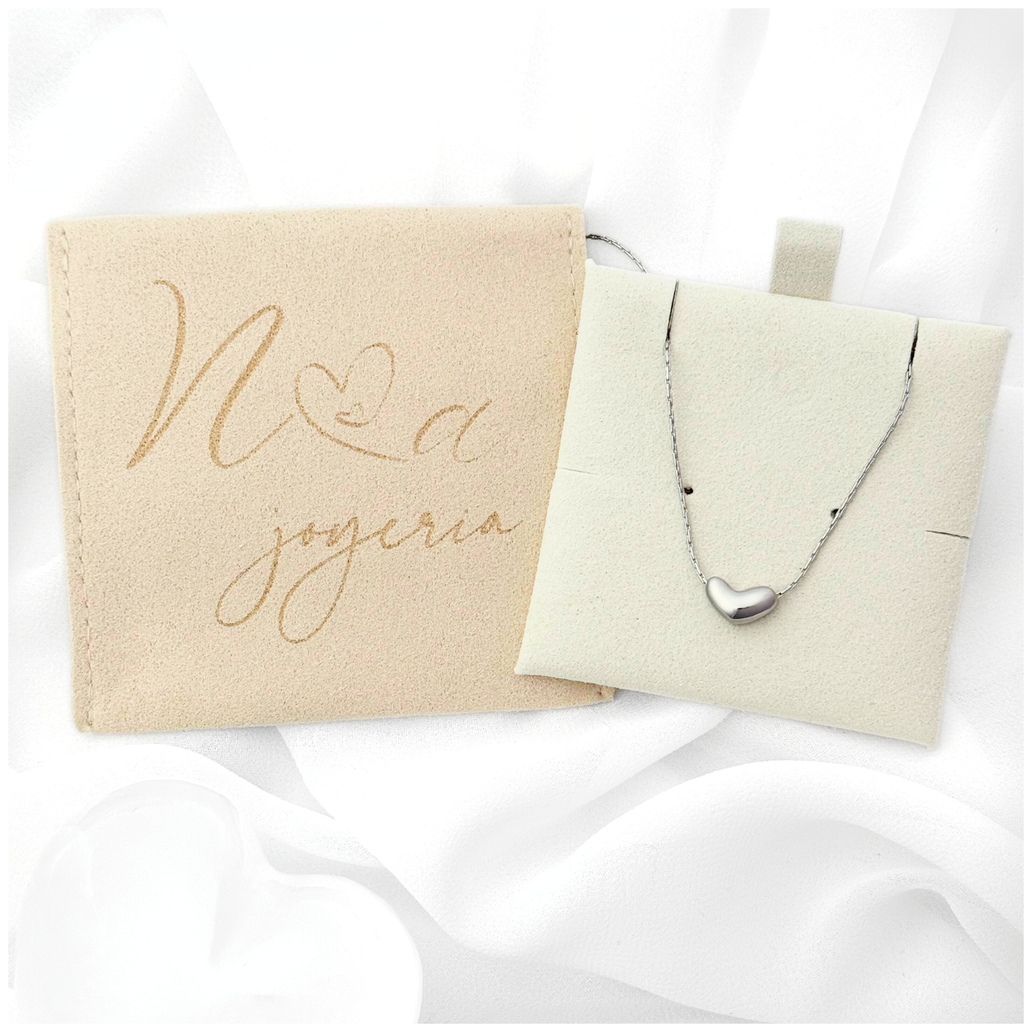 GARGANTILLA CORAZON ACERO