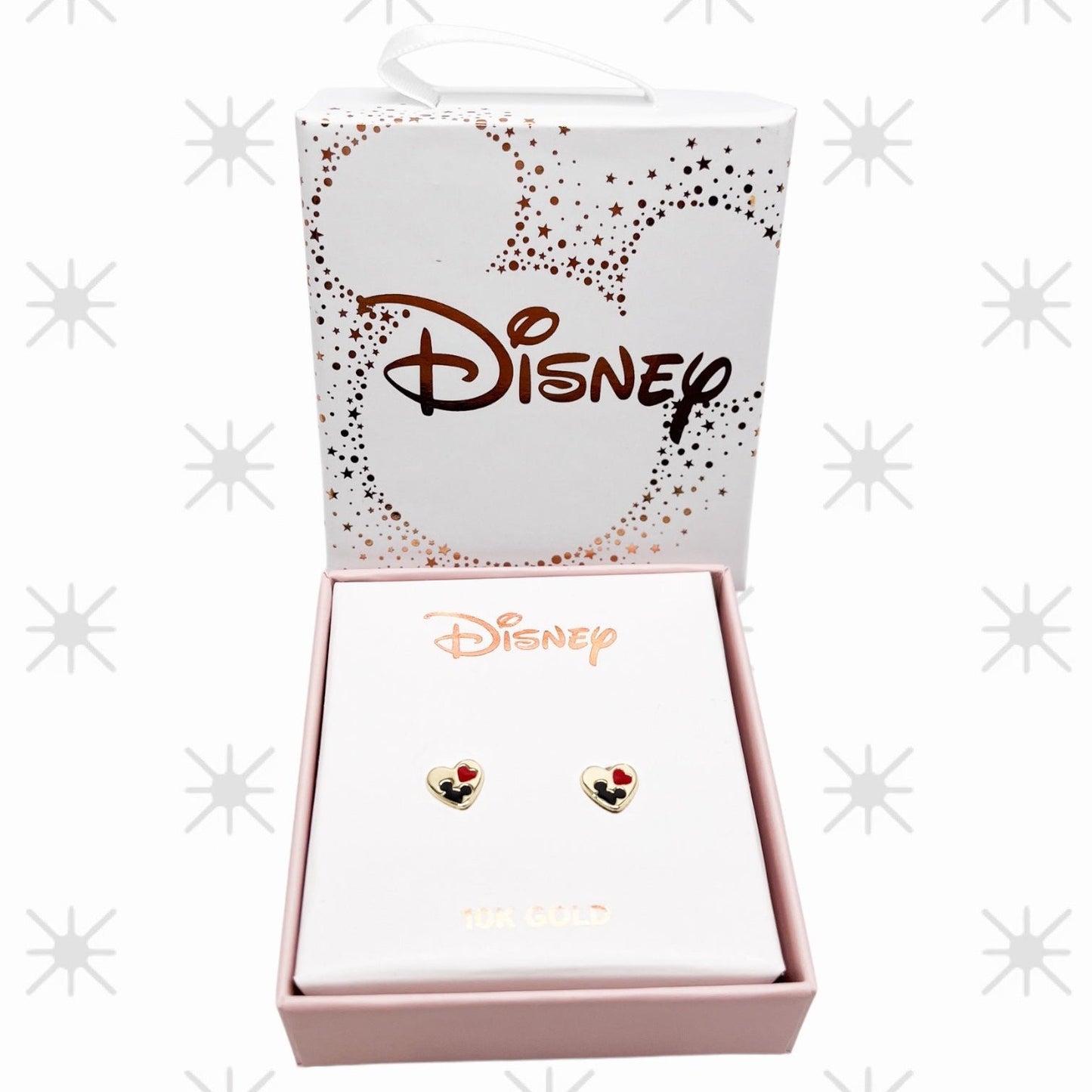 BROQUEL MICKEY CORAZON ESM DISNEY ORO 10K