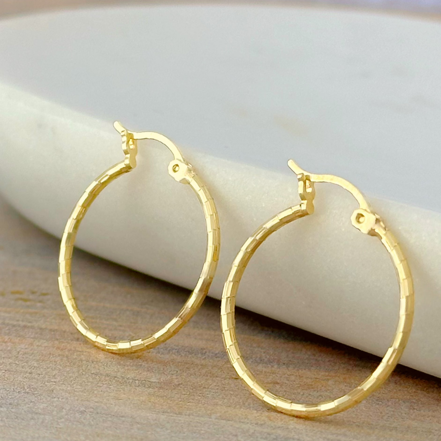 ARRACADA CARAMELO ORO 10K