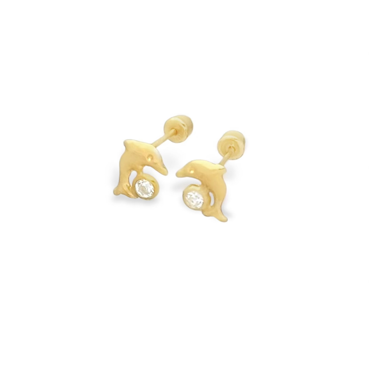 BROQUEL DELFIN ORO 10K