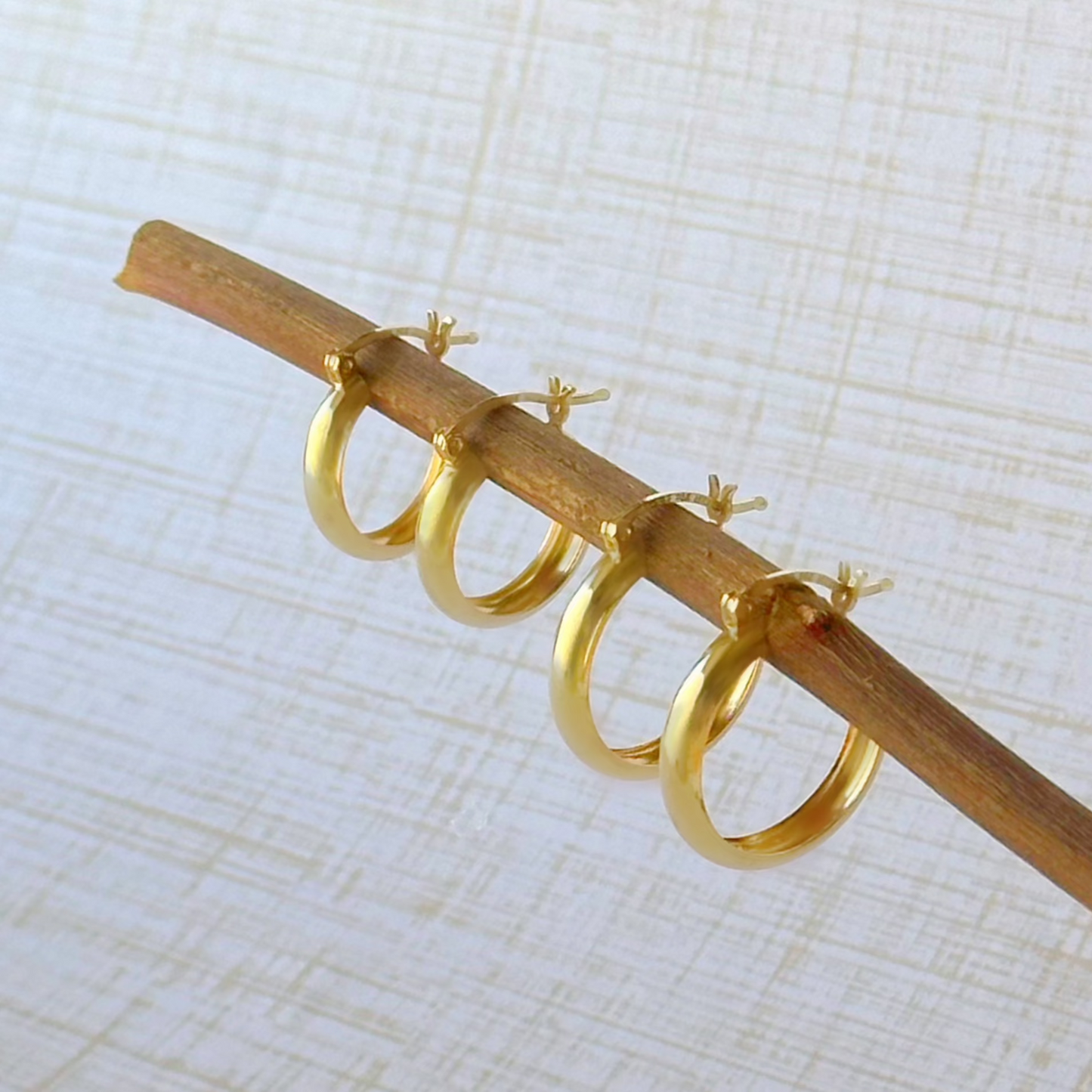 ARRACADA LISA ORO 10K
