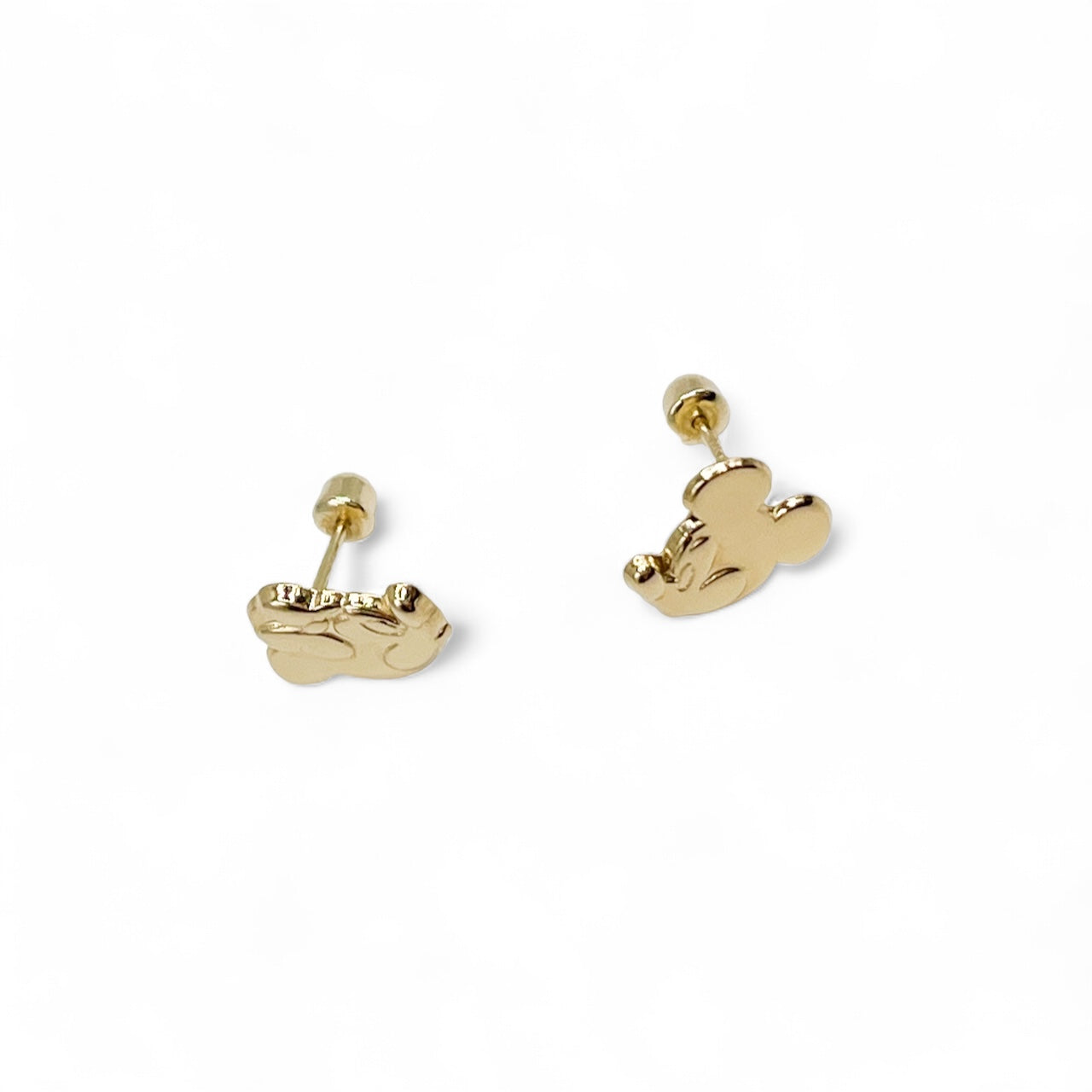 BROQUEL MINNIE Y MICKEY KISS DISNEY ORO 10K