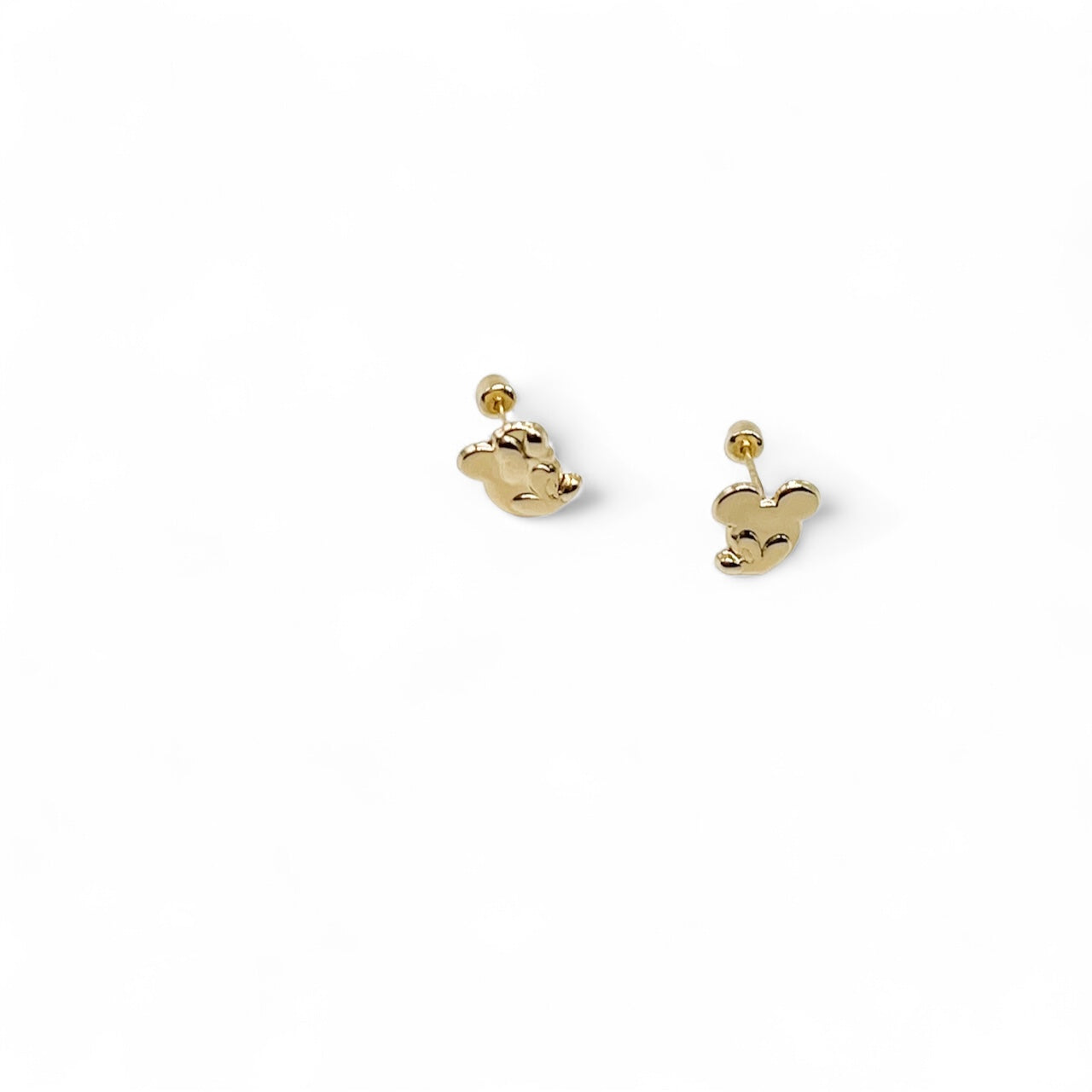 BROQUEL MINNIE Y MICKEY KISS DISNEY ORO 10K