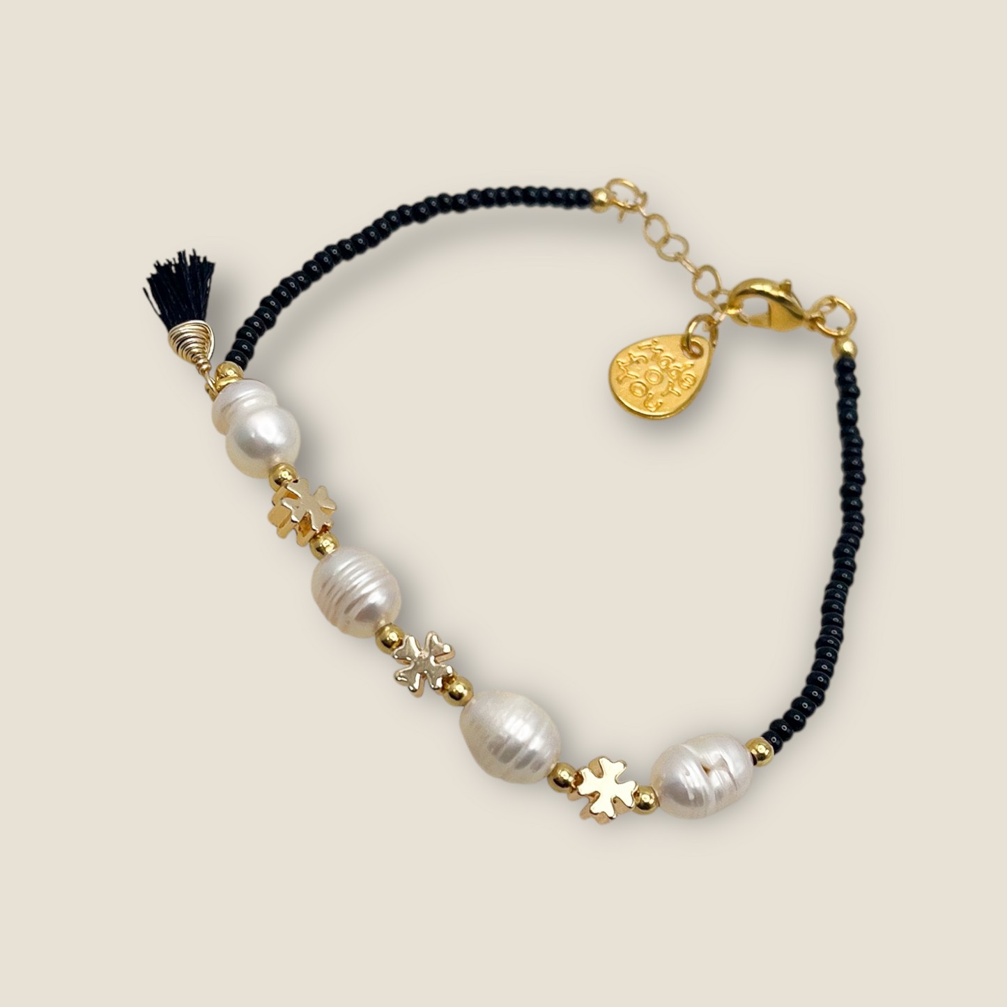 PULSERA CHAQUIRA CRUZ PERLA CHAPA