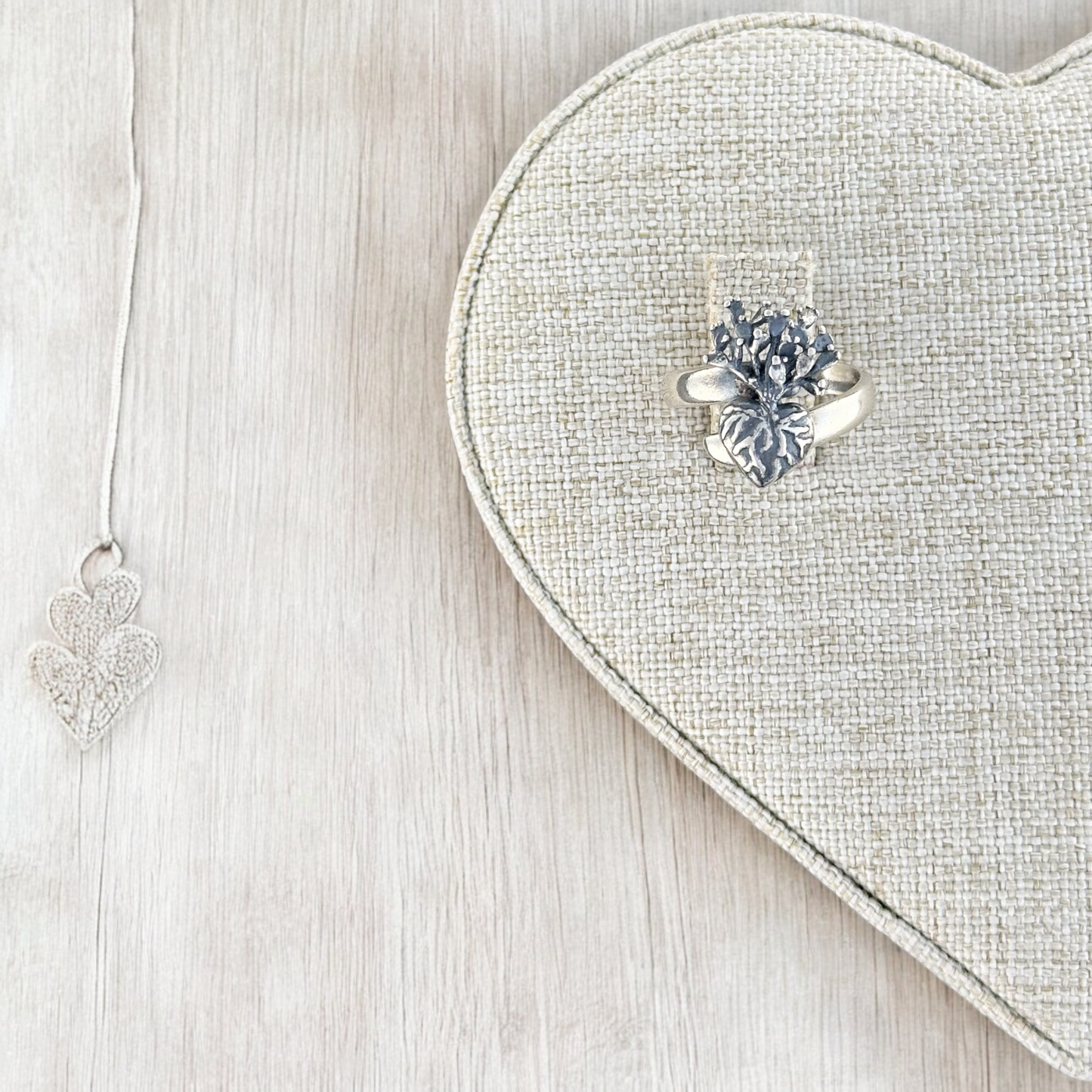 ANILLO CORAZON NOPAL PLATA .925