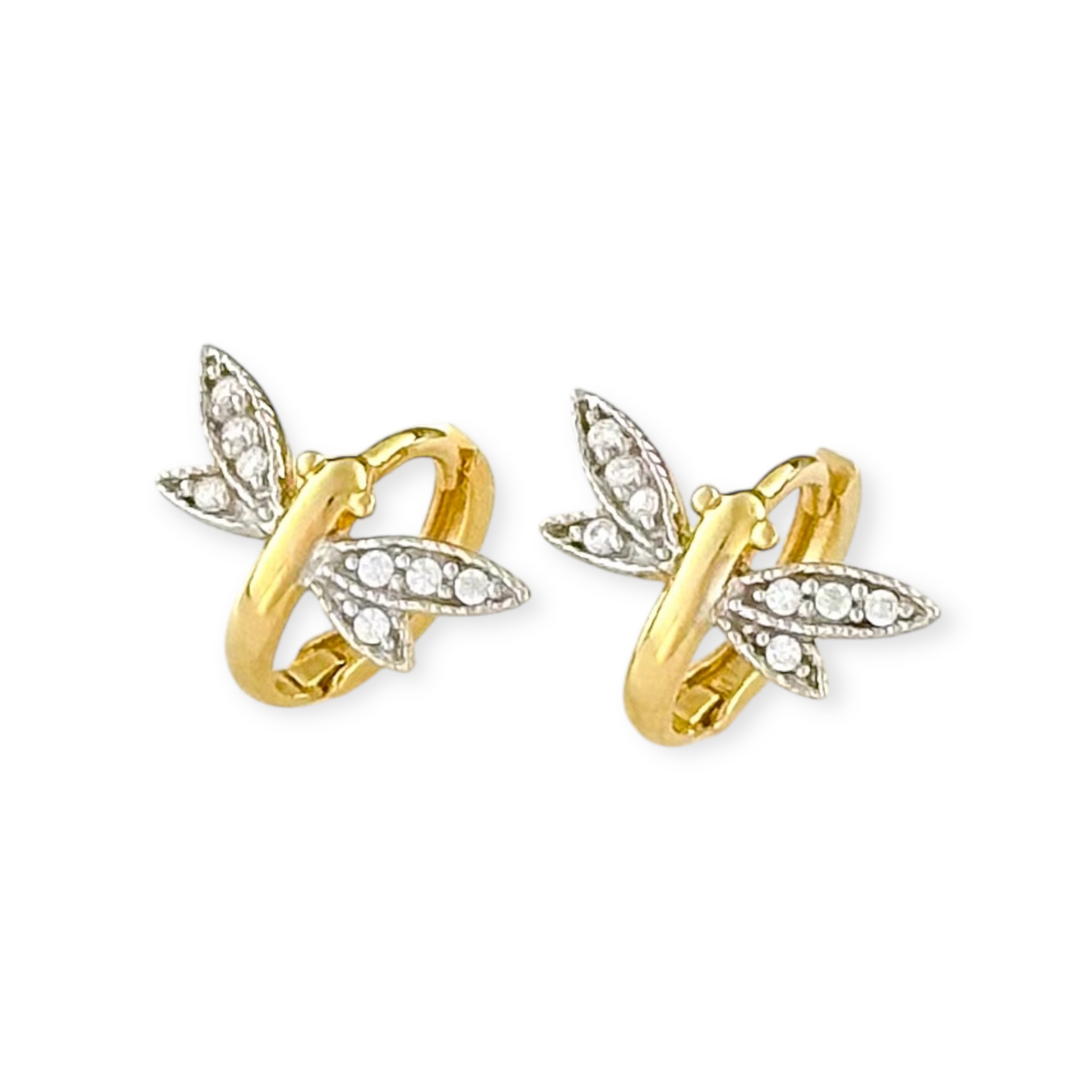 HUGIE LIBELULA ORO 14K