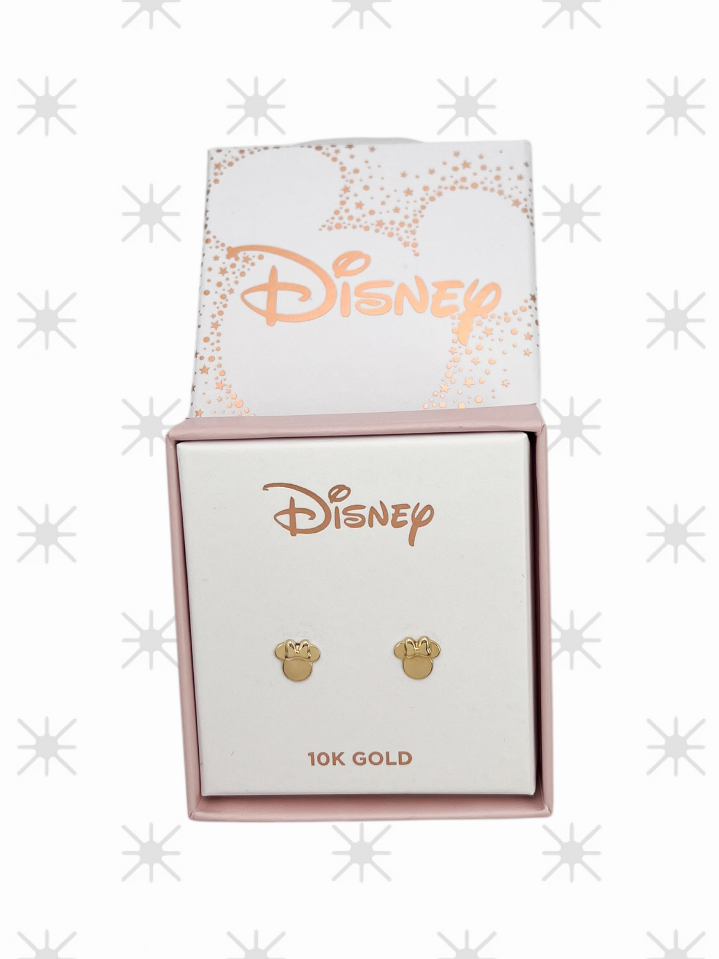 BROQUEL MINNIE LISO DISNEY ORO 10K