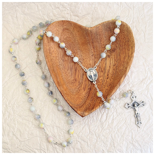 ROSARIO MARMOL ROSA VIRGEN MILAGROSA