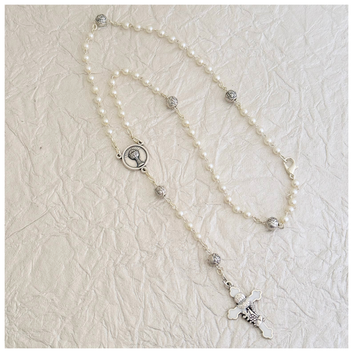 ROSARIO PRIMERA COMUNION PERLA