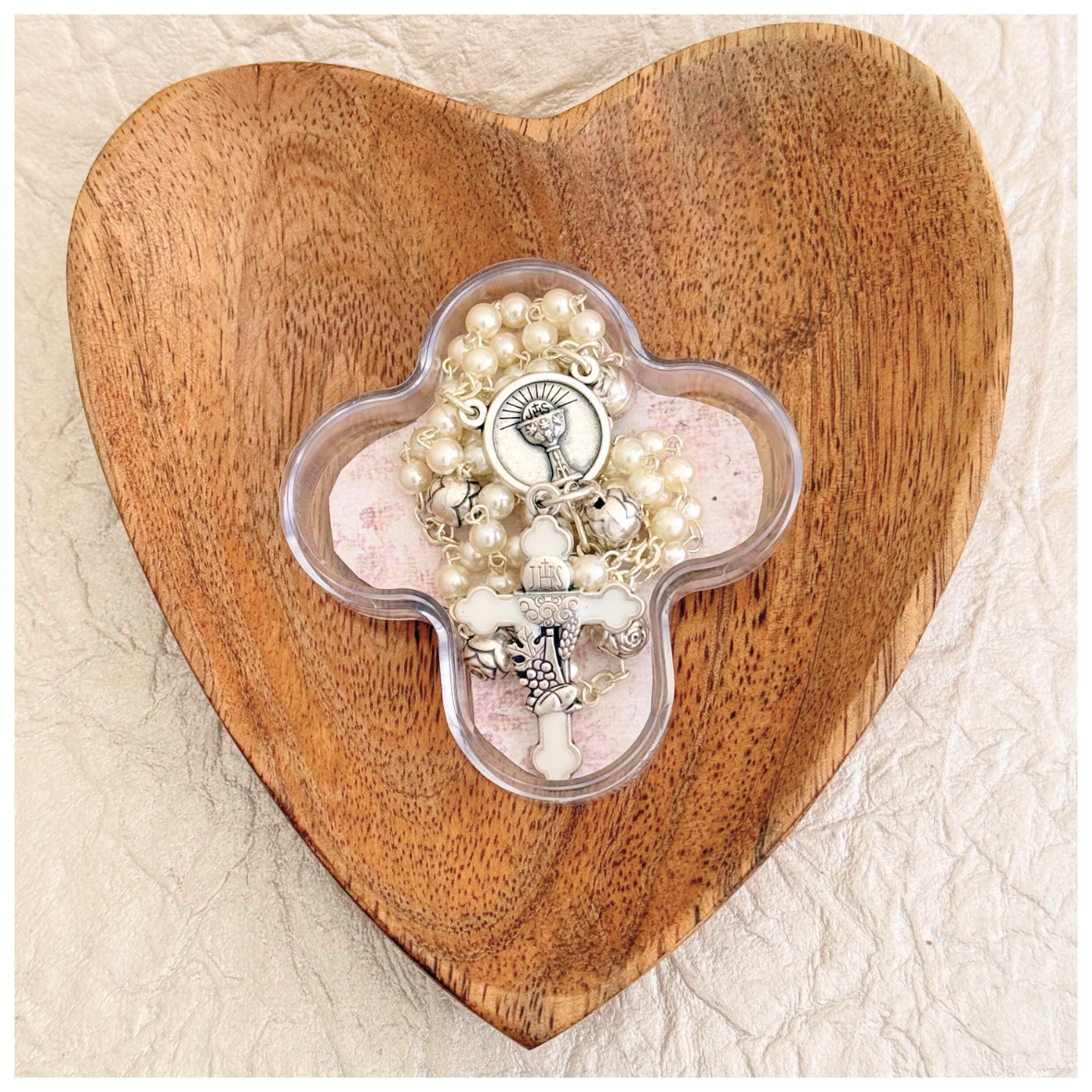 ROSARIO PRIMERA COMUNION PERLA