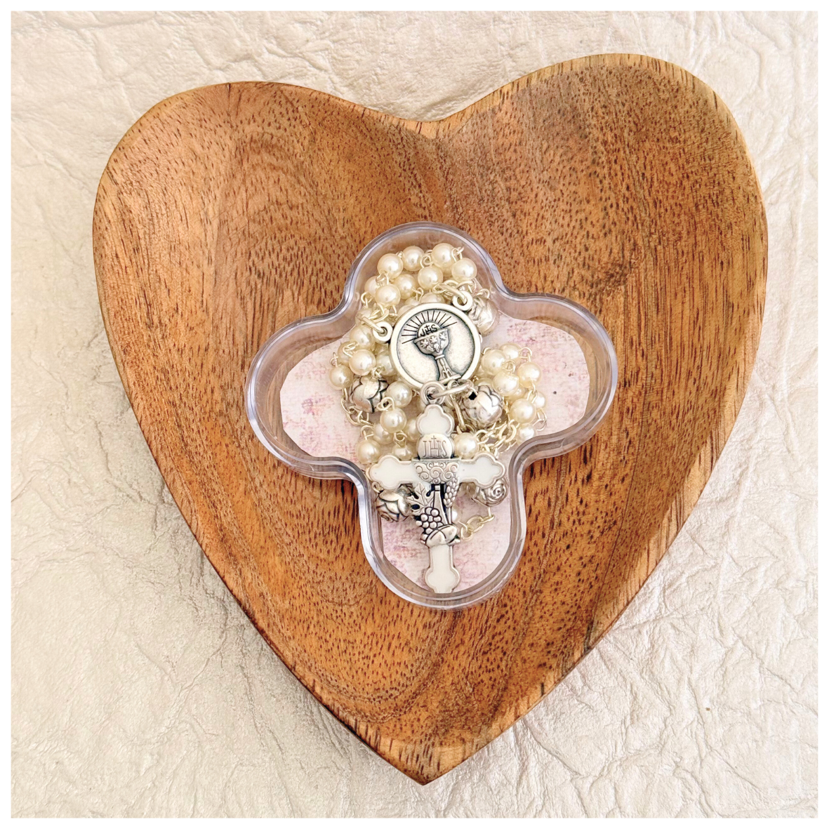 DECENARIO  PERLA VIRGEN MILAGROSA