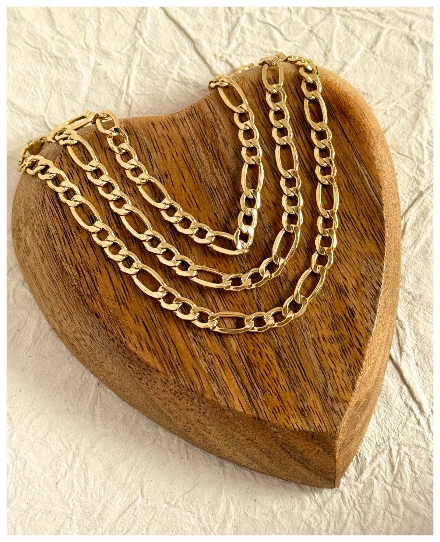 10K HOLLOW GOLD CARTIER CHAIN 