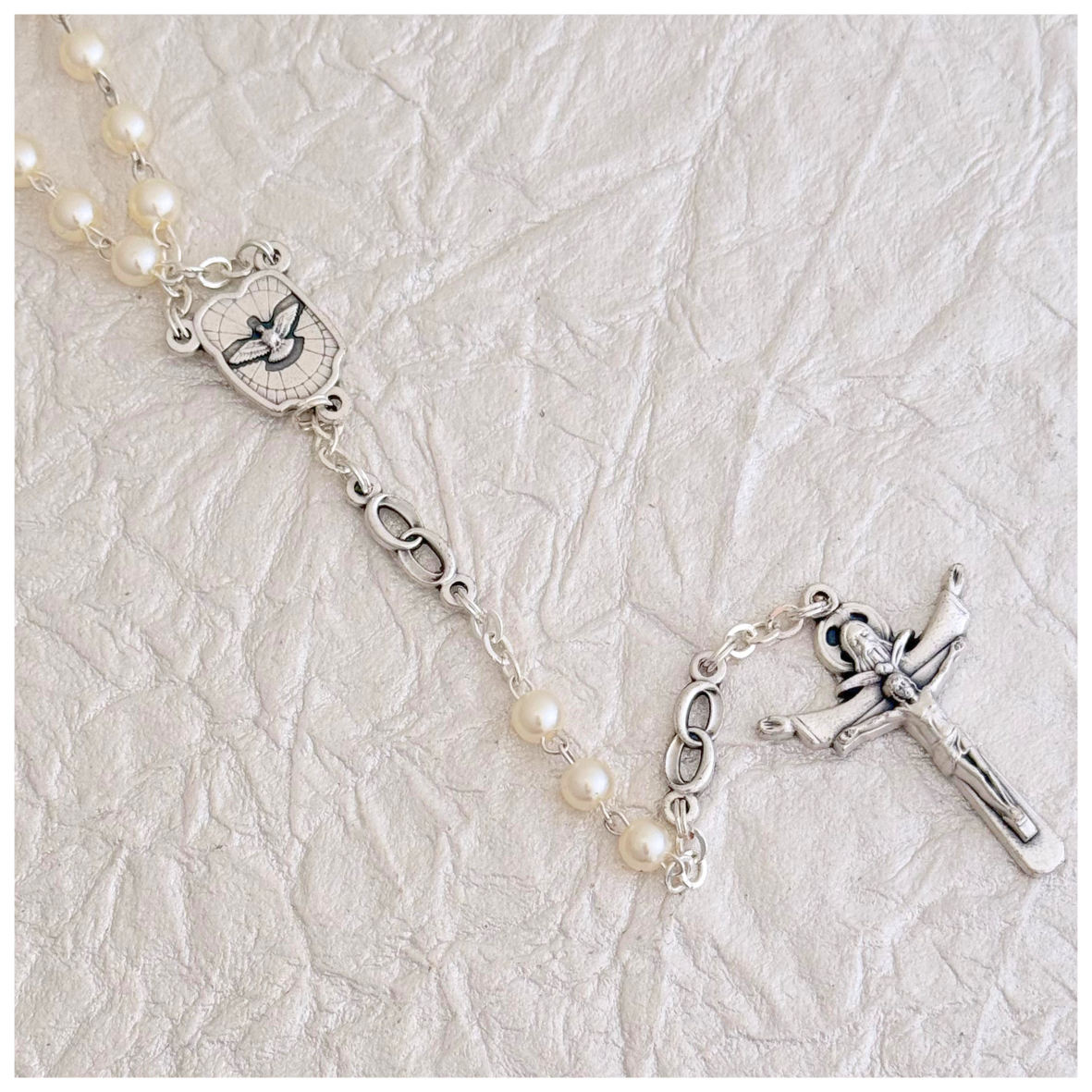 ROSARIO SAGRADA FAMILIA PERLA BODA