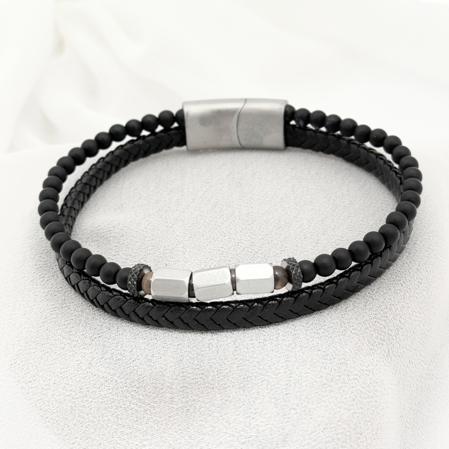 PULSERA ACERO 2 H CABALLERO