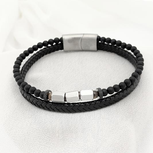 PULSERA ACERO 2 H CABALLERO