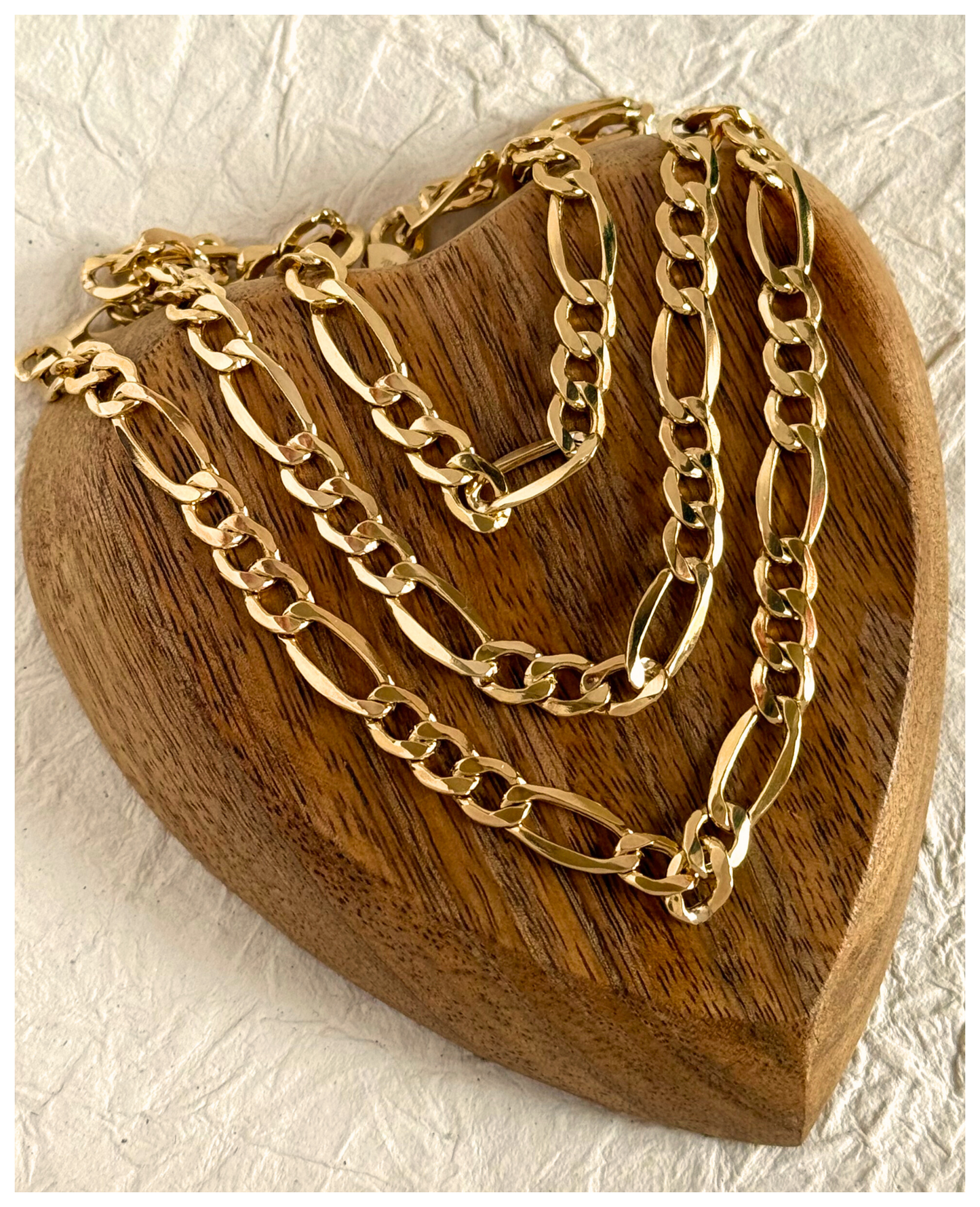 10K HOLLOW GOLD CARTIER CHAIN 