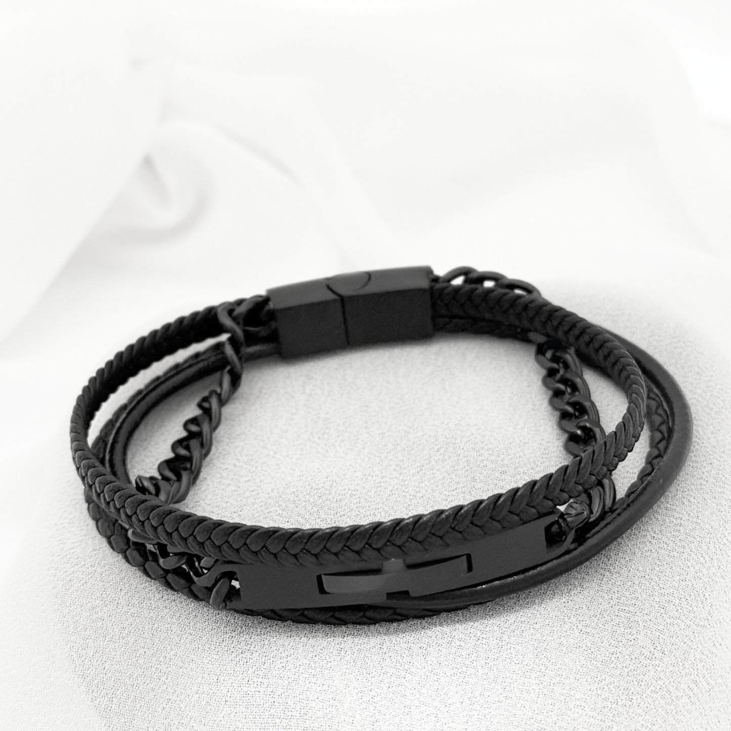 PULSERA ACERO C 3H CABALLERO