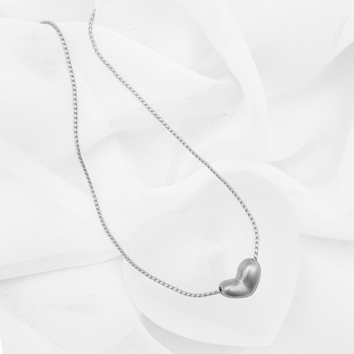 GARGANTILLA CORAZON ACERO