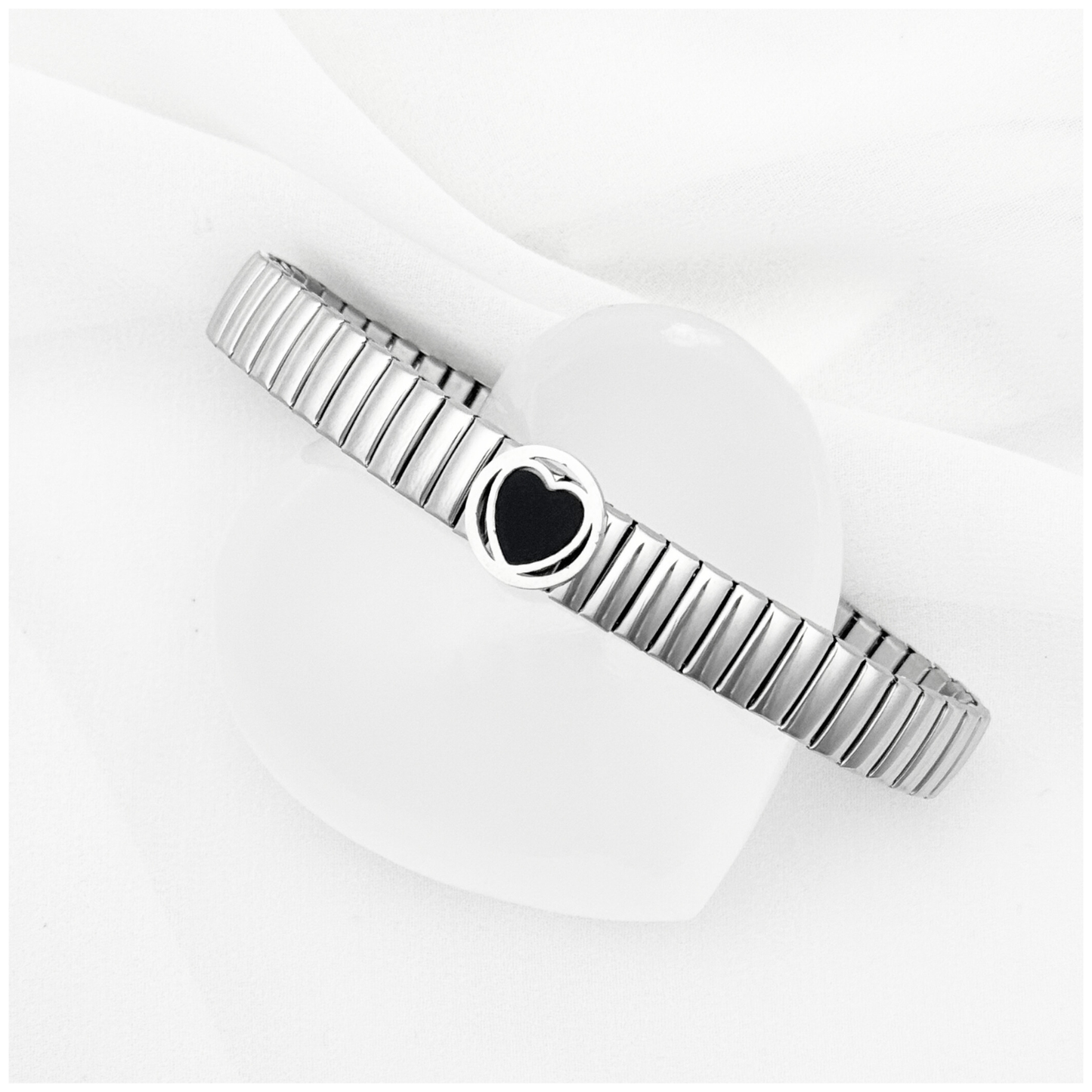 PULSERA CORAZON ACERO