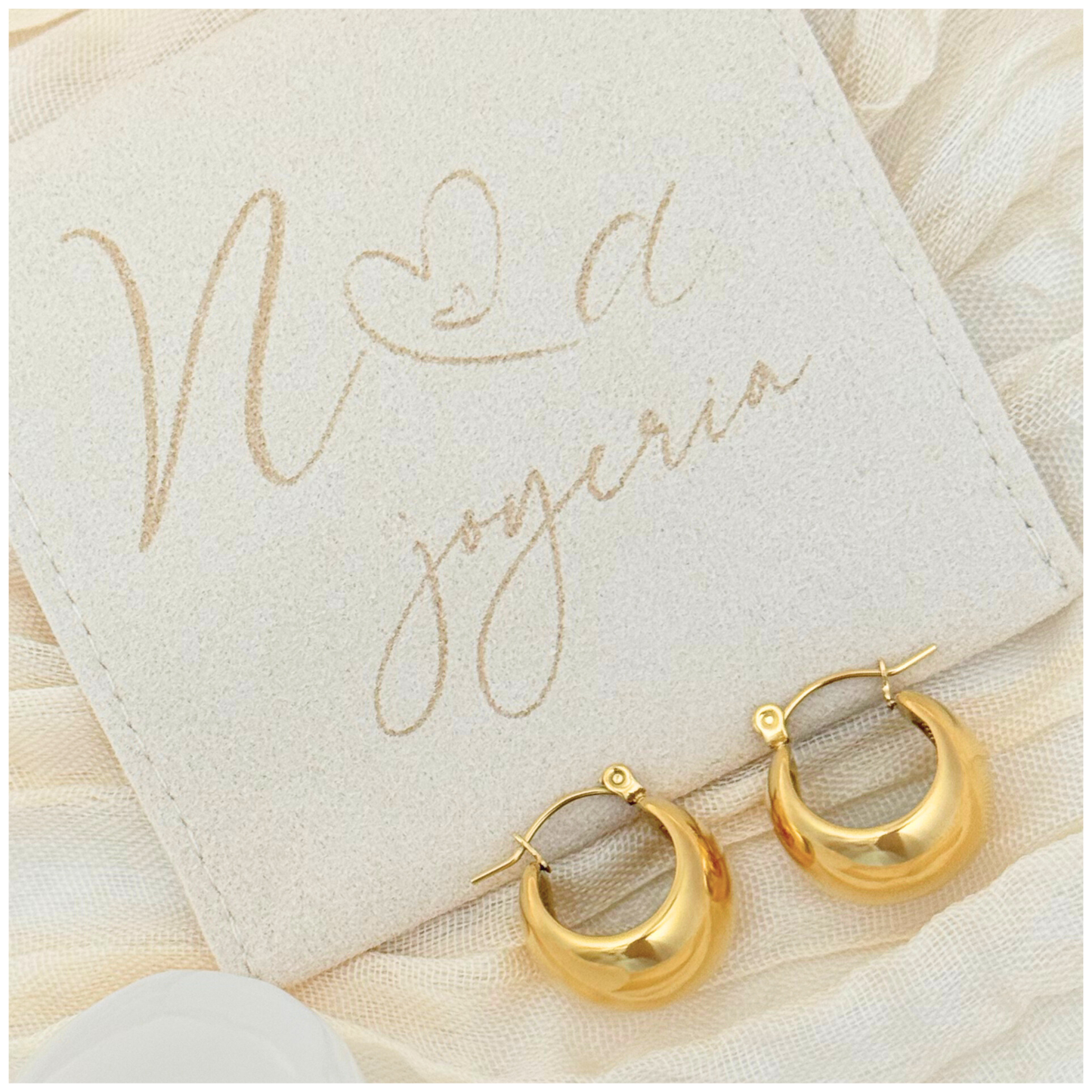 ARETE LISO ANCHO ACERO DORADO