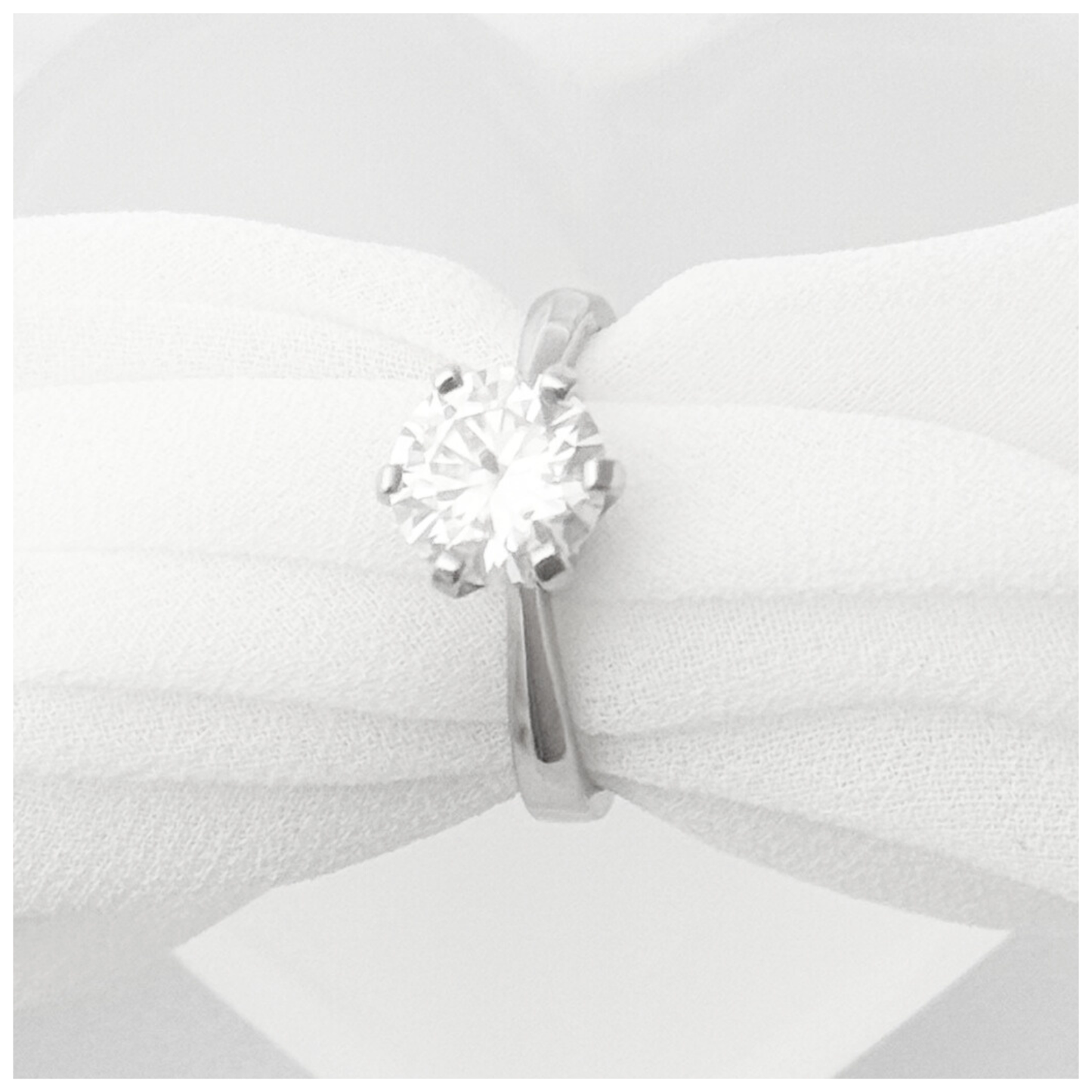 ANILLO SOLITARIO PLATA .925 RODIO