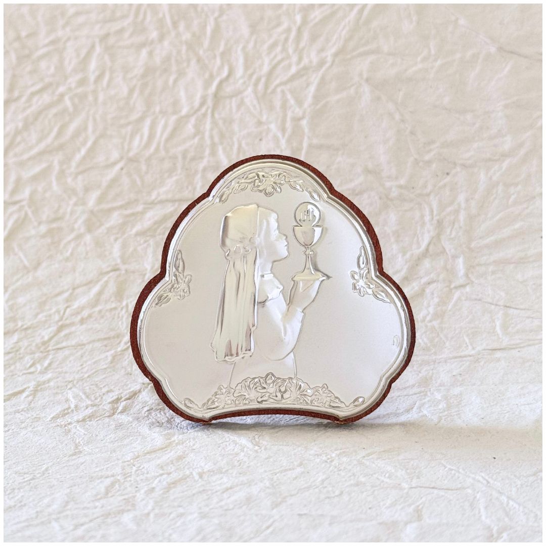 RETABLO PRIMERA COMUNION PLATA