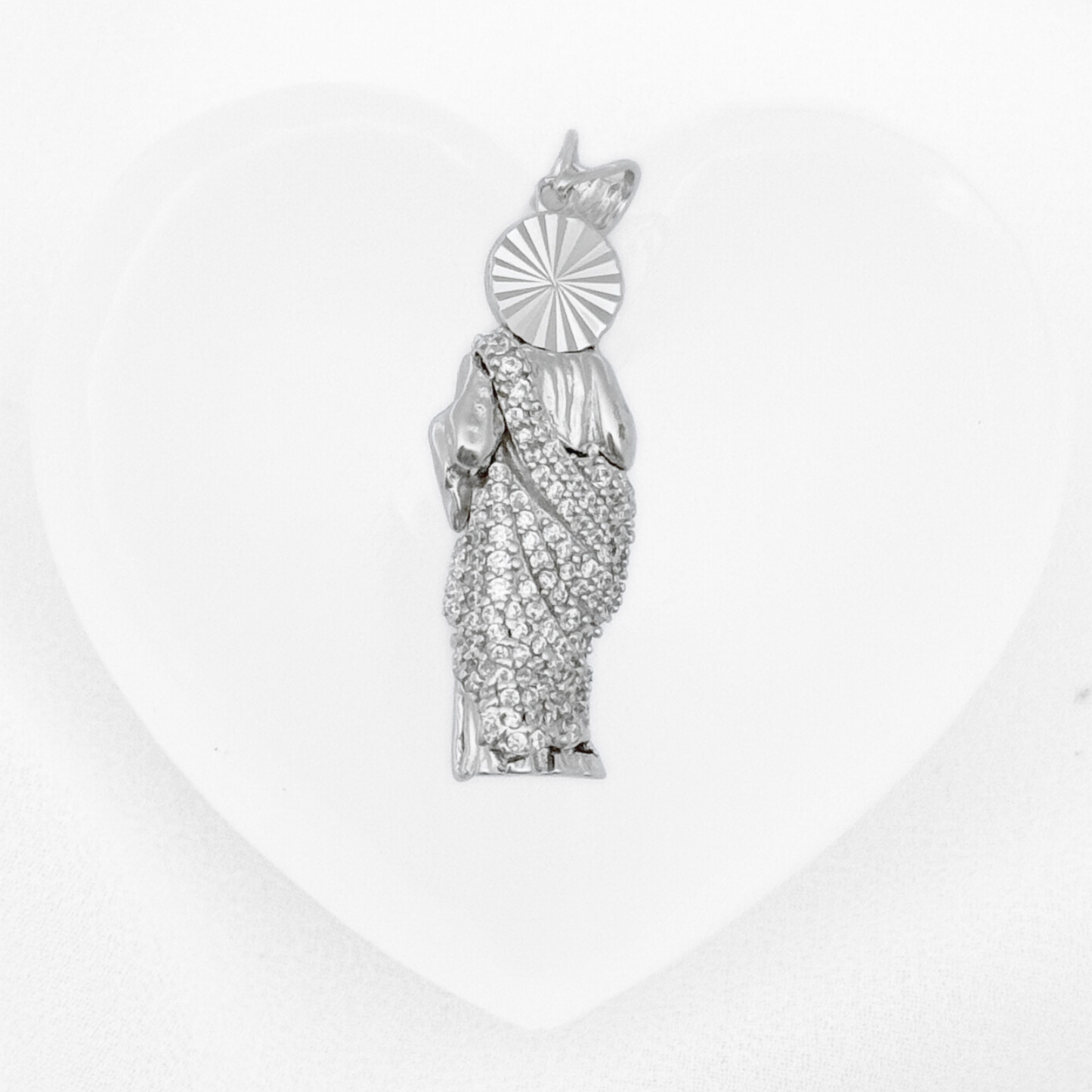 DIJE SAN JUDAS TADEO PLATA .925 RODIO