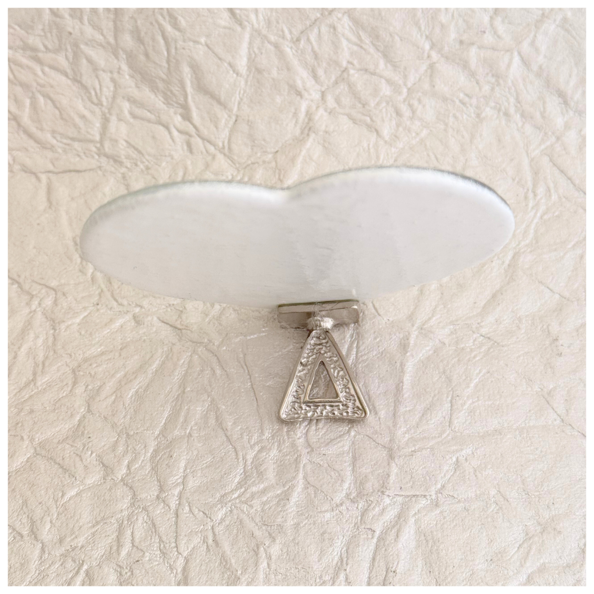 CORAZON SAGRADA FAMILIA EN MURANO PLATA