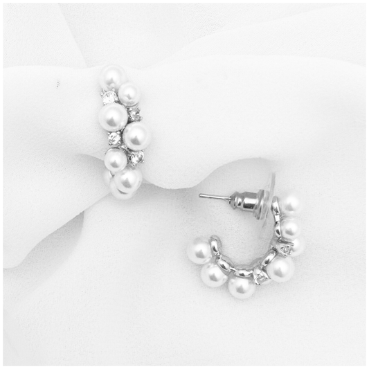 ARETE DESNIVEL CURCO PERLAS CIRCONIAS ORO LAMINADO