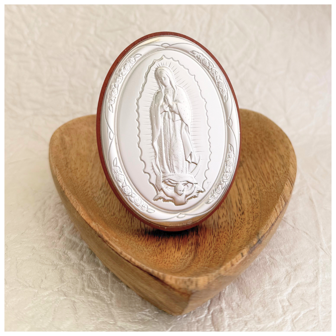 RETABLO VIRGEN DE GUADALUPE PLATA