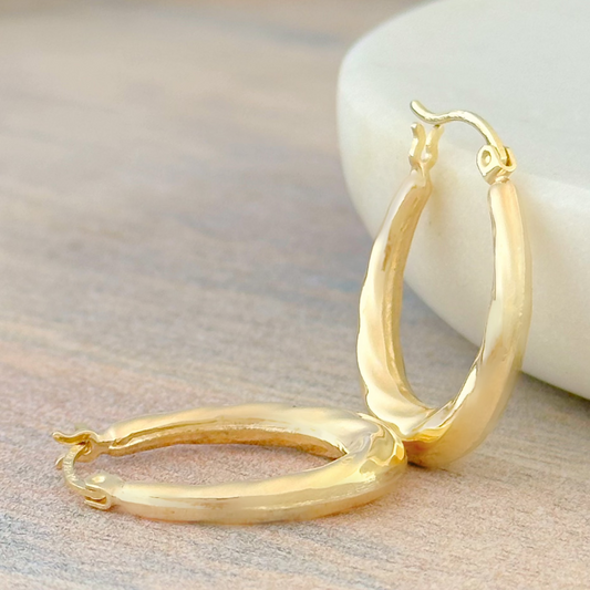 ARRACADA OVAL OLAS A ORO 10K flx 26