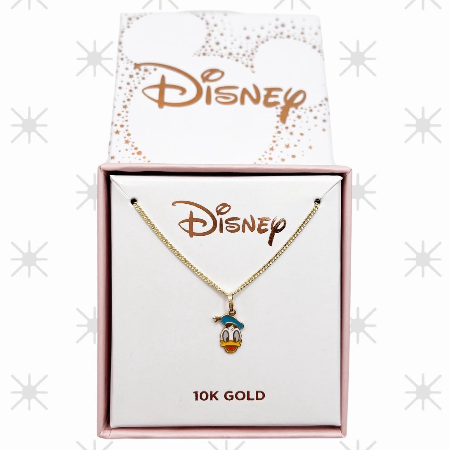 COLLAR DONALD DUCK  DISNEY ORO 10K