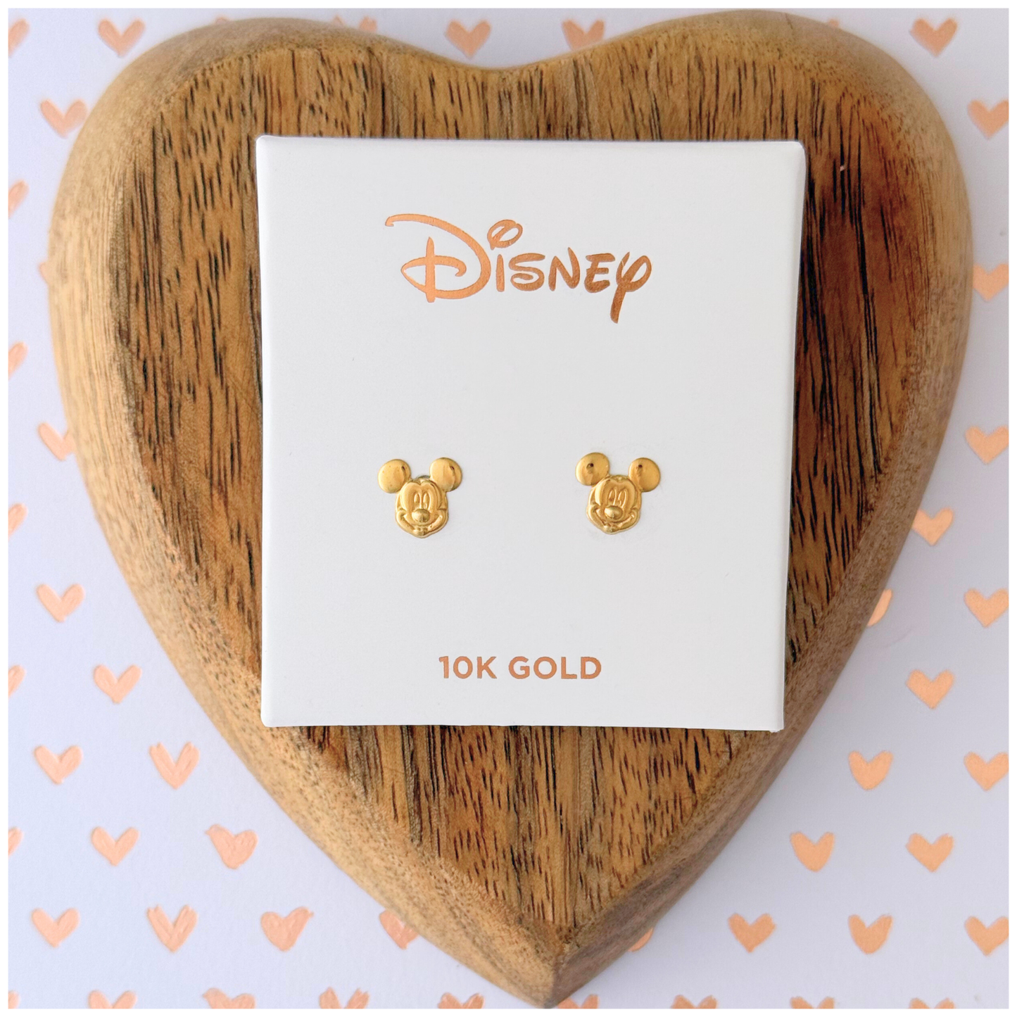 MICKEY FACE DISNEY 10K GOLD BUCKLE