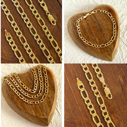 10K GOLD CHAIN AND BRACELET CARTIER 