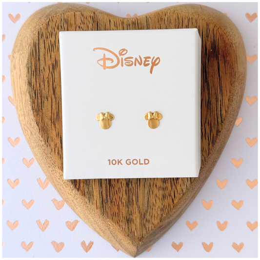 MINNIE BUCKLE PLAIN 10K GOLD DISNEY