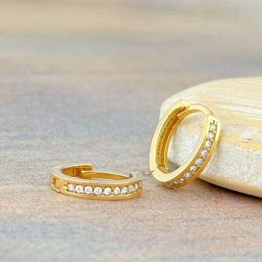 HUGIE LINEA ZIRCONIA 14K