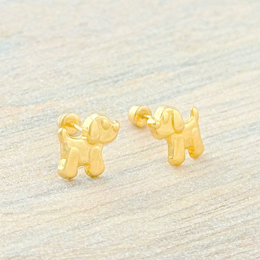 BROQUEL PERRO ORO 10K