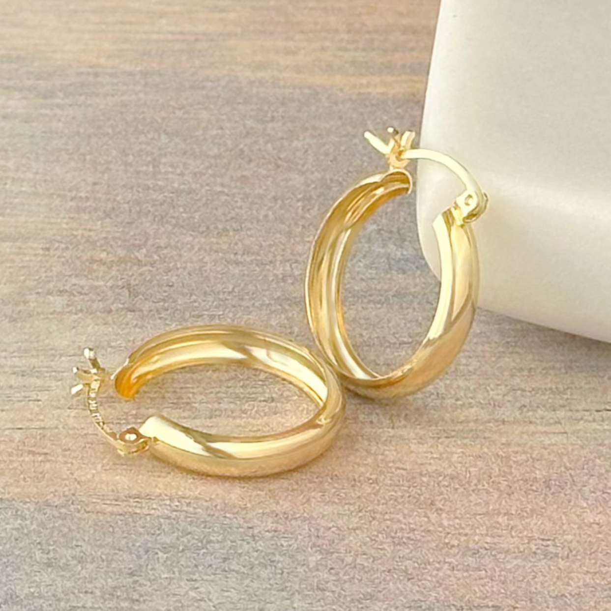 ARRACADA LISA ORO 10K