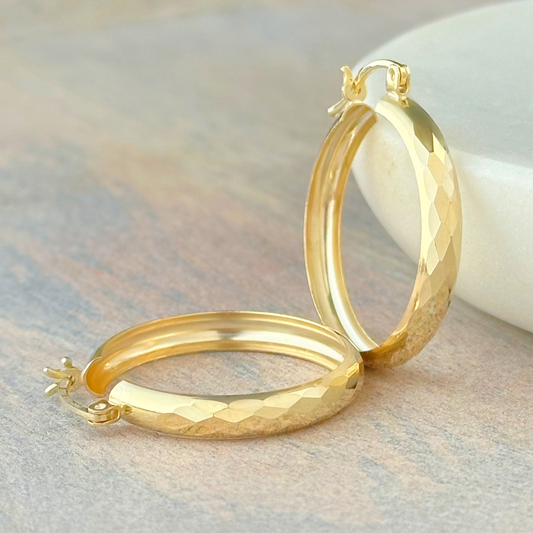 ARRACADA DIAMNATADA ROMBO ORO 10K