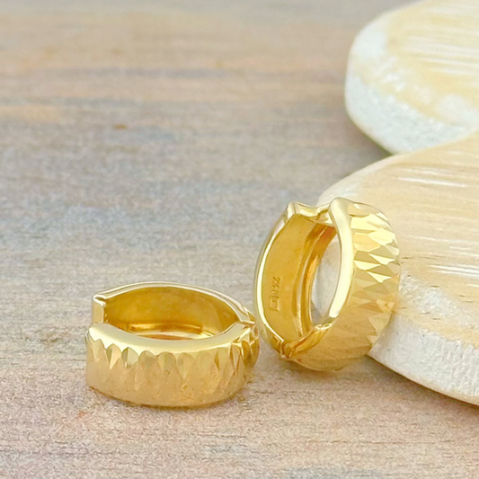 HUGIE DIAMANTADO ORO 14K