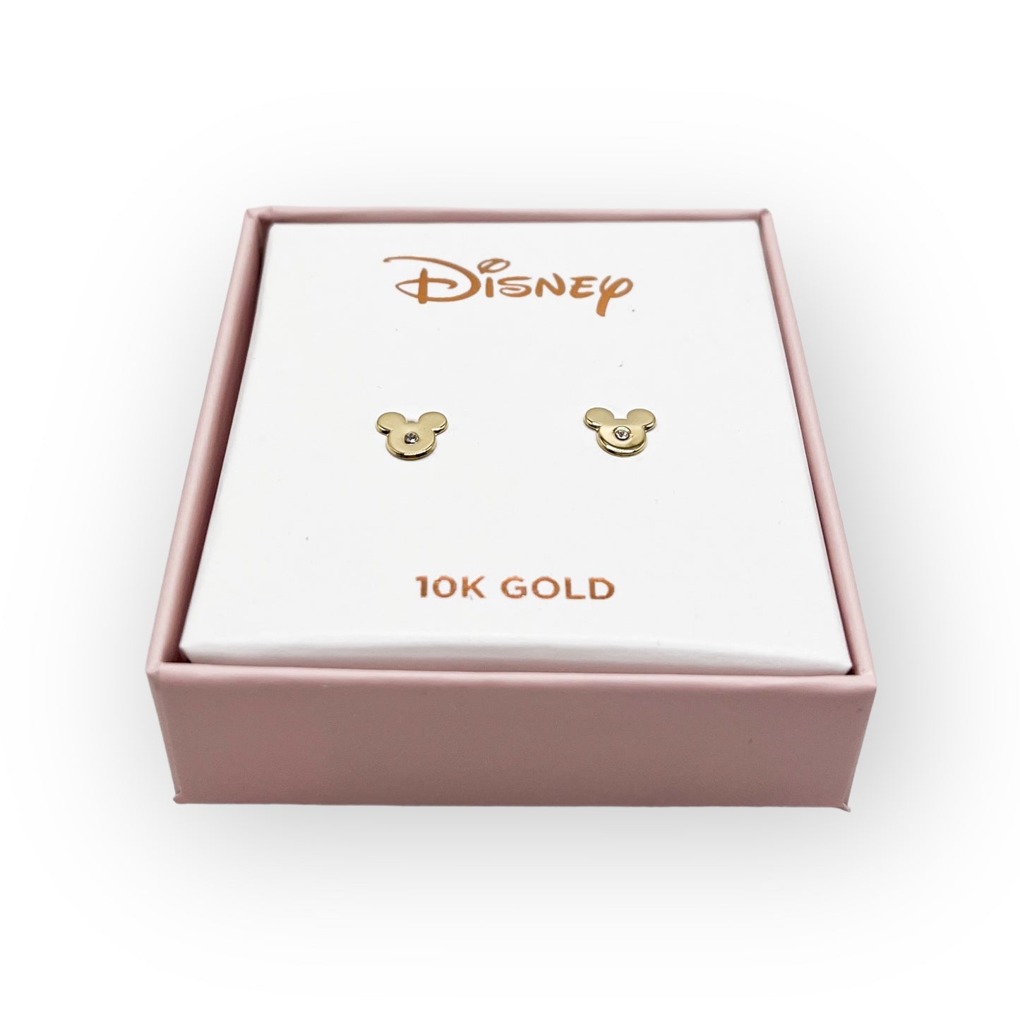 BROQUEL MICKEY MINI ZIRCONIA DISNEY ORO 10K