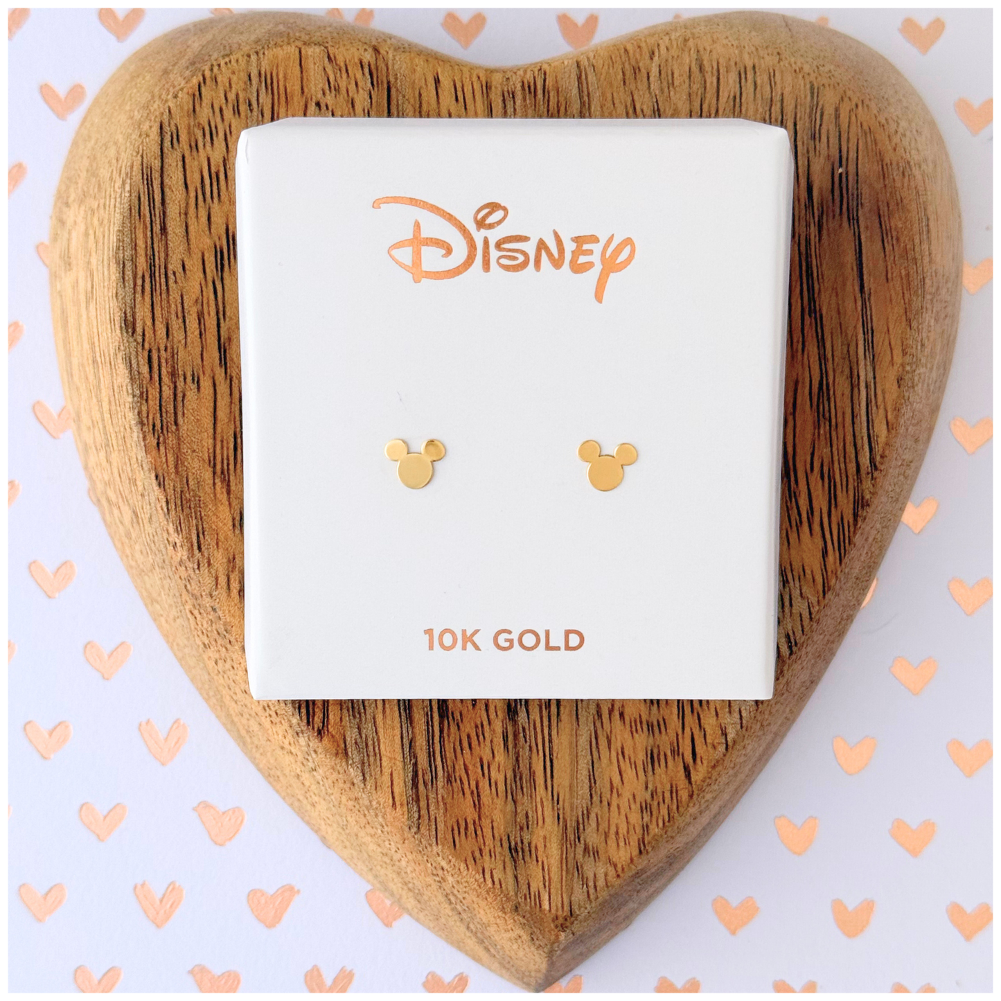 DISNEY 10K GOLD MICKEY POLISH BUCKLE