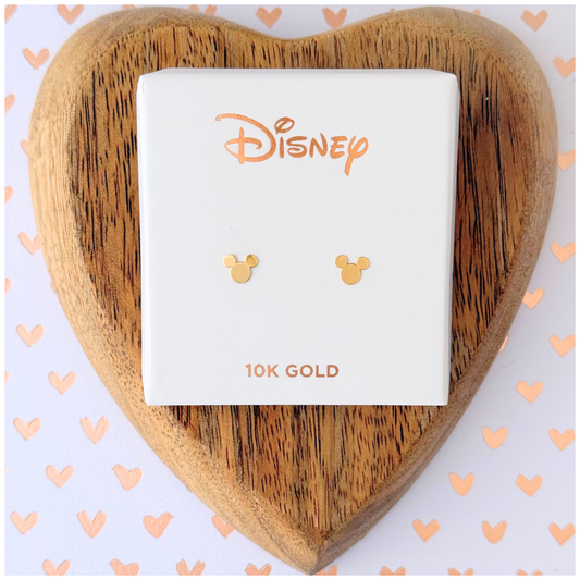DISNEY 10K GOLD MICKEY POLISH BUCKLE